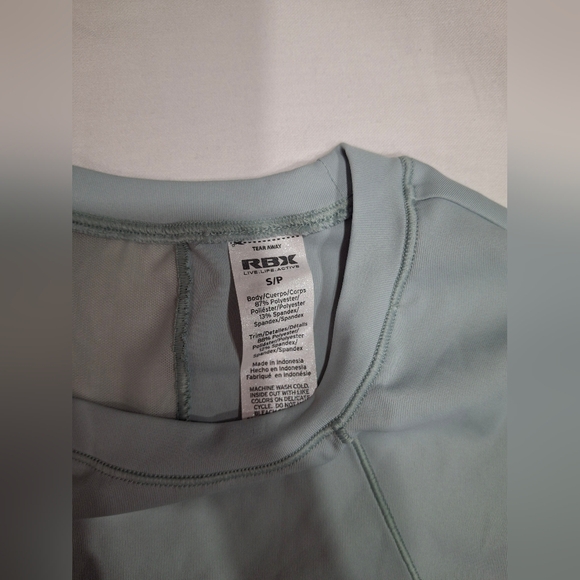 RBX Sky Blue Activewear Top - Picture 6 of 9
